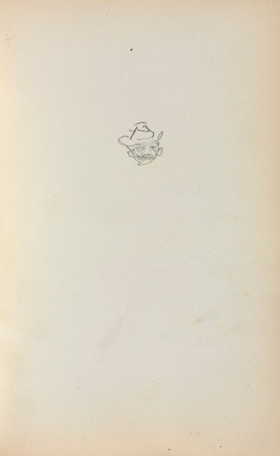 Italiaans schetsboek: Hoofd van een man (pagina 223) door Maurice Prendergast