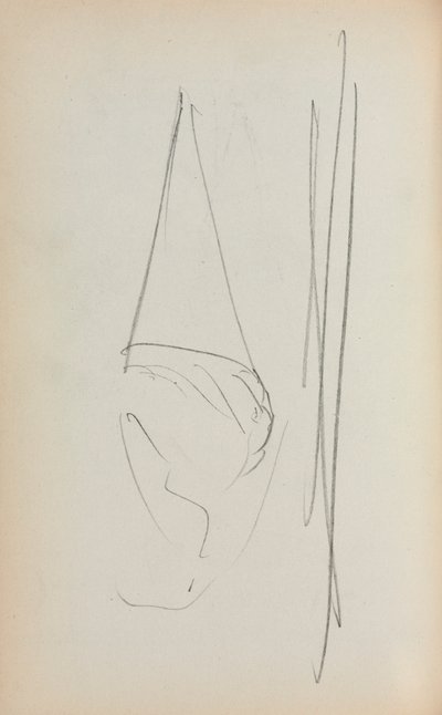 Italiaans schetsboek: Zeil (pagina 69) door Maurice Prendergast