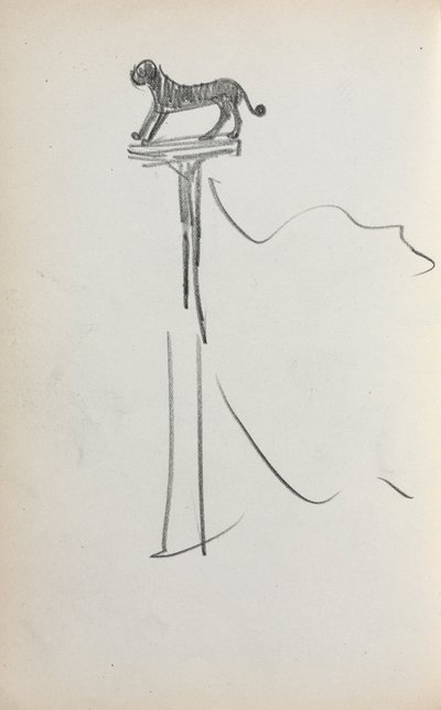 Italiaans schetsboek: San Marco leeuw () (pagina 39) door Maurice Prendergast