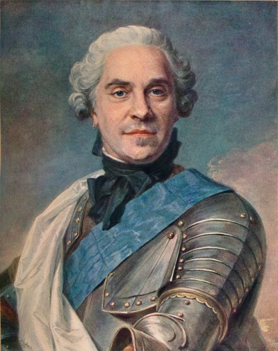 Maarschalk de Saxe, ca. 1748 door Maurice Quentin de La Tour