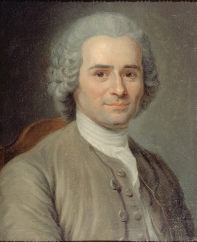 Portret van Jean-Jacques Rousseau 1712-1778 door Maurice Quentin de La Tour