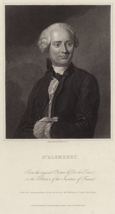 Portret van Jean le Rond d