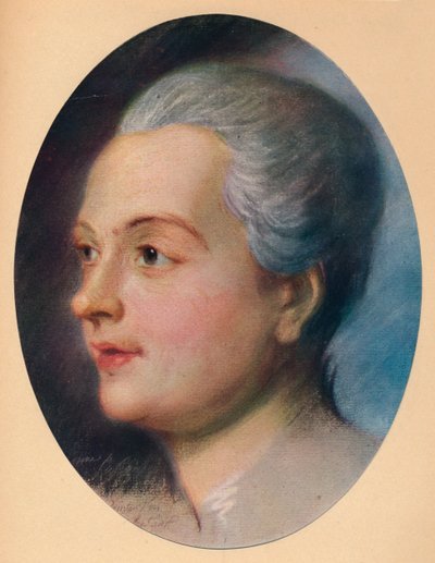 Portret van een Dame, c1751 door Maurice Quentin de La Tour