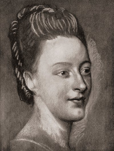 Isabelle de Charrière, van La Tour, uitgegeven 1920 door Maurice Quentin de la (after) Tour