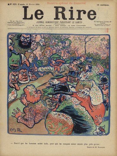 Illustratie voor Le Rire door Maurice Radiguet