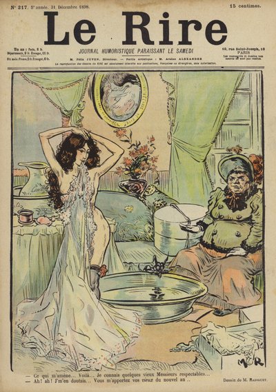 Illustratie voor Le Rire door Maurice Radiguet