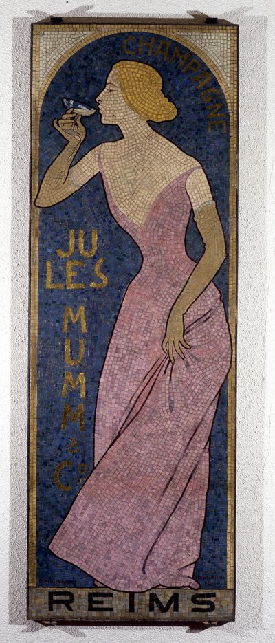 Reclameposter voor champagne Mumm, door Realier-Dumas door Maurice Realier Dumas