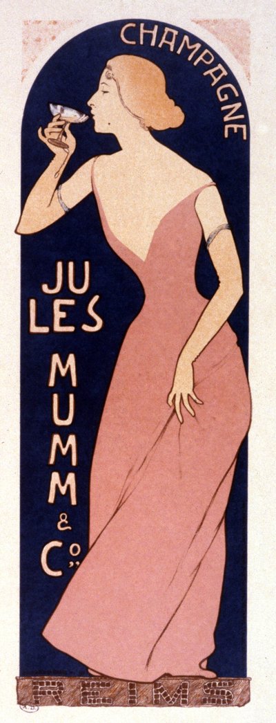Champagne Jules Mumm door Maurice Realier Dumas