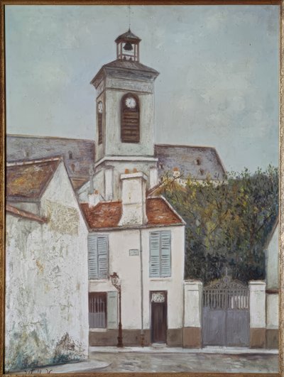 De kerk Sainte-Magruerite door Maurice Utrillo