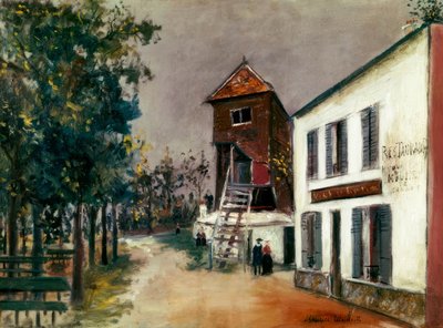 De molen van Sannois door Maurice Utrillo