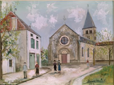 Kerk van Simandre door Maurice Utrillo