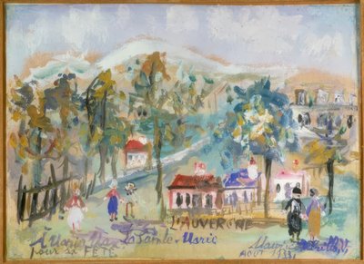 De Auvergne, La Sainte-Marie door Maurice Utrillo
