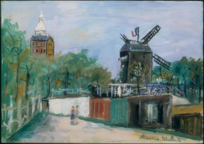 De Moulin de la Galette door Maurice Utrillo