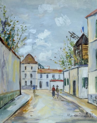 Molen van La Galette door Maurice Utrillo