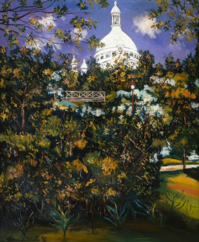 Sacré-Coeur van Montmartre door Maurice Utrillo