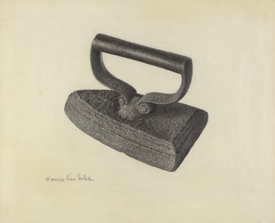 Strijkijzer door Maurice Van Felix