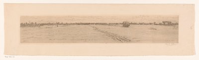 Weidelandschap met hooiwagen door Maurits van der Valk (signed by artist)