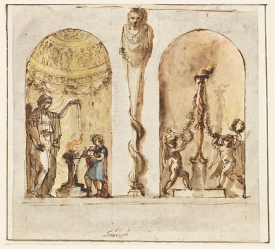 Beschilderde Muurdecoratie door Mauro Gandolfi