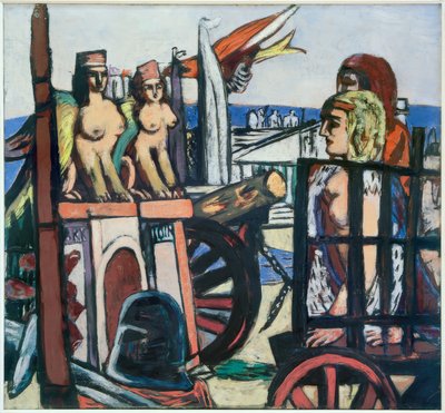 Verwijdering van de Sfinxen door Max Beckmann