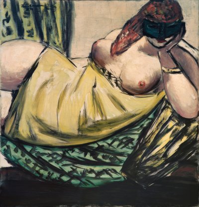 Alfi met masker door Max Beckmann
