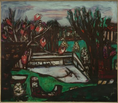 Oud Zwembad door Max Beckmann