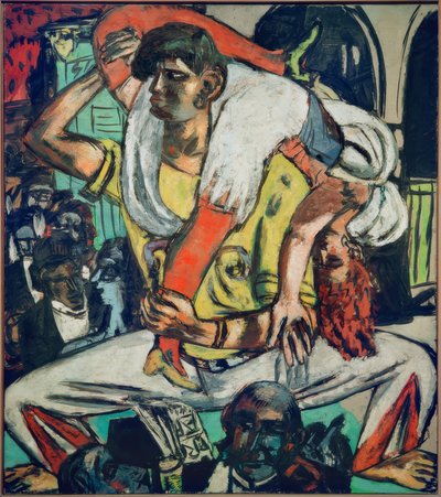Apachendans door Max Beckmann
