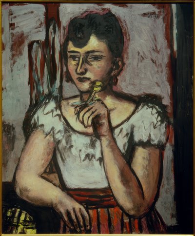 Portret Euretta Rathbone door Max Beckmann