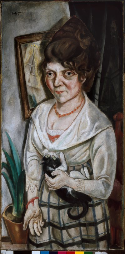 Portret Fridel Battenberg door Max Beckmann