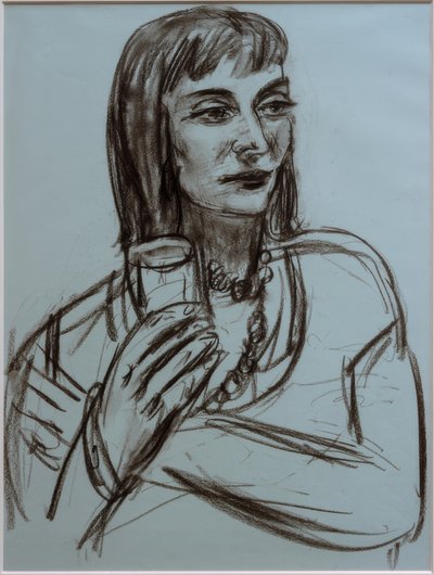 Portret Marion Greenwood door Max Beckmann
