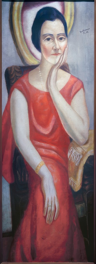 Portret van Käthe von Porada door Max Beckmann
