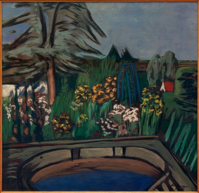 Bloeiende Tuin door Max Beckmann