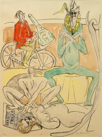 Circus door Max Beckmann