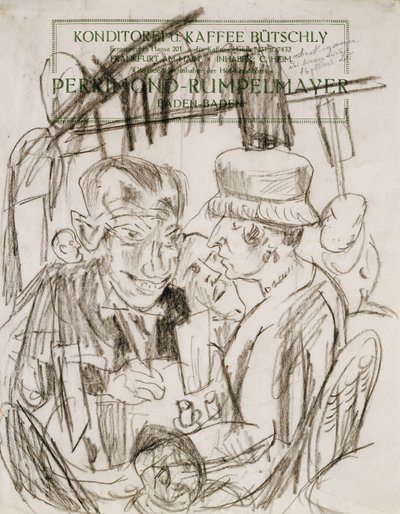 Caféleven door Max Beckmann
