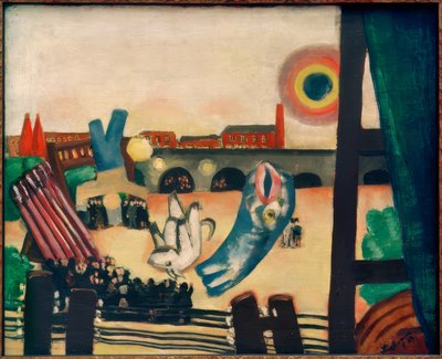 Chinees vuurwerk door Max Beckmann