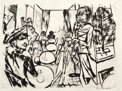 Kerstmis 1919 door Max Beckmann