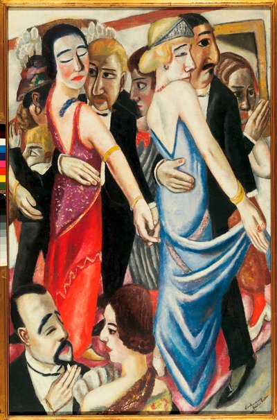 Dans in Baden Baden (Duitsland) door Max Beckmann
