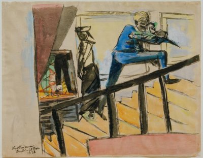 De hoteljongen door Max Beckmann