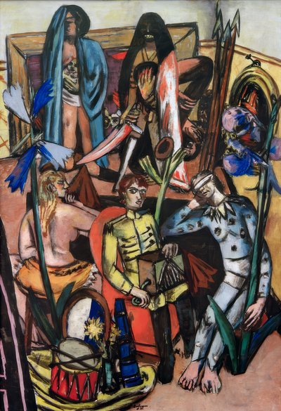 De Leierman (Het Levenslied) door Max Beckmann