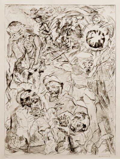 De granaat door Max Beckmann