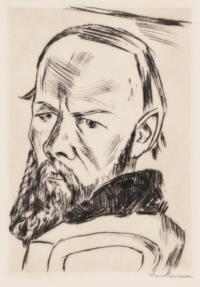 Dostoevsky II door Max Beckmann