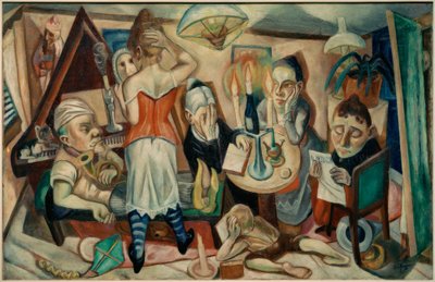 Familieportret door Max Beckmann