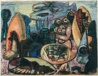 Vroege Mensen door Max Beckmann