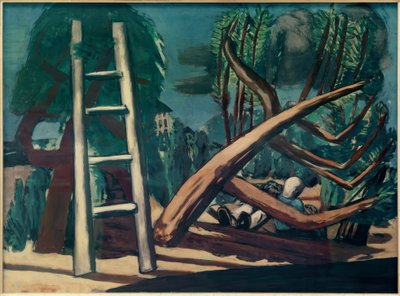 Grote onweerslandschap door Max Beckmann