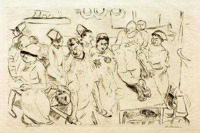 Grote operatie door Max Beckmann
