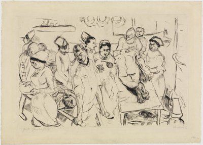 Grote operatie door Max Beckmann