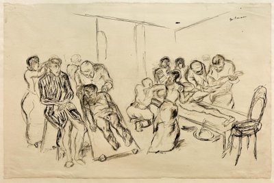 Grote Operatiezaal door Max Beckmann