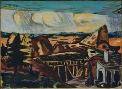 Grote steengroeve in Opper-Beieren door Max Beckmann