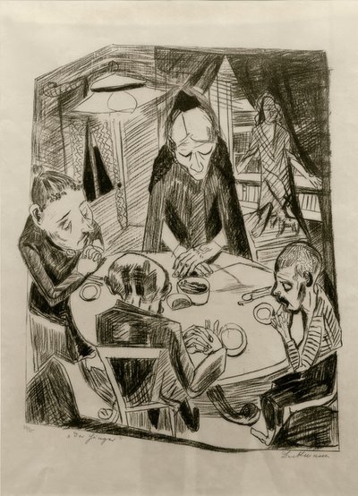 Honger door Max Beckmann