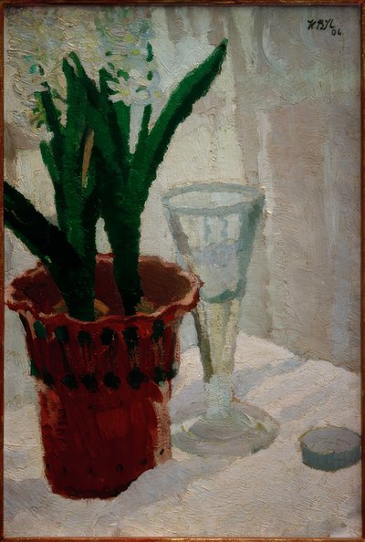 Hyacinten door Max Beckmann