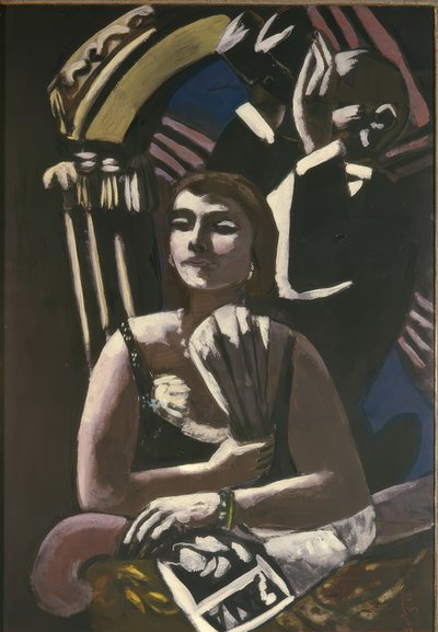 In de loge door Max Beckmann